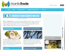 Tablet Screenshot of manilatrade.com